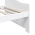 Kép 7/8 - VidaXL fehér 3 személyes tömör fenyőfa kanapéágy 90 x 200 cm
