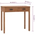 Kép 9/10 - VidaXL tömör tíkfa irodai asztal 81 x 40 x 75 cm