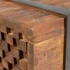Kép 5/8 - VidaXL tömör tíkfa dohányzóasztal 110 x 45 x 38 cm