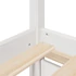 Kép 9/10 - VidaXL fehér tömör fenyőfa ágy fiókokkal és matraccal 140 x 200 cm