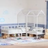 Kép 1/10 - VidaXL fehér tömör fenyőfa kanapéágyszett tetővel 90 x 200 cm