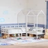 Kép 1/10 - VidaXL fehér tömör fenyőfa kanapéágy és pad tetővel 90 x 200 cm