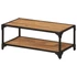 Kép 10/10 - VidaXL tömör akácfa dohányzóasztal 90 x 45 x 35 cm