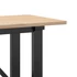 Kép 7/10 - VidaXL tömör fenyőfa és öntöttvas dohányzóasztal O-vázzal 160x40x45 cm
