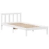 Kép 7/10 - VidaXL fehér tömör fenyőfa ágy matrac nélkül 90 x 200 cm