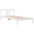 Kép 7/10 - VidaXL fehér tömör fenyőfa ágy matrac nélkül 90 x 200 cm