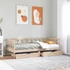 Kép 1/10 - VidaXL tömör fenyőfa kanapéágy fiókkal 90 x 200 cm