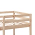 Kép 8/10 - VidaXL tömör fenyő galériaágy-keret asztallal és polcokkal 90 x 200 cm