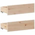 Kép 10/10 - VidaXL tömör fenyőfa könyvespolcos ágy matrac nélkül 140 x 200 cm