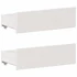 Kép 10/10 - VidaXL fehér tömör fenyőfa könyvespolcos ágy matrac nélkül 140x200 cm