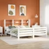 Kép 1/10 - VidaXL fehér tömör fenyőfa ágy matrac nélkül 180 x 200 cm