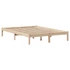 Kép 5/10 - VidaXL tömör fenyőfa könyvespolcos ágy matrac nélkül 140 x 200 cm