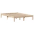 Kép 5/10 - VidaXL tömör fenyőfa könyvespolcos ágy matrac nélkül 160 x 200 cm