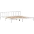 Kép 5/10 - VidaXL fehér tömör fenyőfa könyvespolcos ágy matrac nélkül 180x200 cm