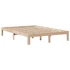 Kép 5/10 - VidaXL tömör fenyőfa könyvespolcos ágy matrac nélkül 140 x 200 cm