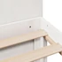 Kép 9/10 - VidaXL fehér tömör fenyőfa könyvespolcos ágy matrac nélkül 180x200 cm