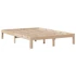 Kép 5/10 - VidaXL tömör fenyőfa könyvespolcos ágy matrac nélkül 140 x 200 cm