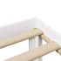 Kép 9/10 - VidaXL fehér tömör fenyőfa könyvespolcos ágy matrac nélkül 180x200 cm