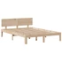 Kép 8/10 - VidaXL tömör fenyőfa könyvespolcos ágy matrac nélkül 160 x 200 cm