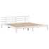 Kép 8/10 - VidaXL fehér tömör fenyőfa könyvespolcos ágy matrac nélkül 180x200 cm