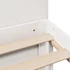 Kép 9/10 - VidaXL fehér tömör fenyőfa könyvespolcos ágy matrac nélkül 180x200 cm