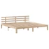Kép 8/10 - VidaXL tömör fenyőfa könyvespolcos ágy matrac nélkül 180 x 200 cm