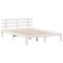 Kép 8/10 - VidaXL fehér tömör fenyőfa könyvespolcos ágy matrac nélkül 140x200 cm