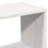 Kép 9/10 - VidaXL fehér tömör fenyőfa könyvespolcos ágy matrac nélkül 160x200 cm