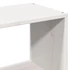 Kép 9/10 - VidaXL fehér tömör fenyőfa könyvespolcos ágy matrac nélkül 180x200 cm