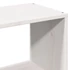 Kép 9/10 - VidaXL fehér tömör fenyőfa könyvespolcos ágy matrac nélkül 160x200 cm