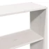 Kép 9/10 - VidaXL fehér tömör fa könyvespolcos ágy matrac nélkül 180 x 200 cm