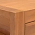 Kép 8/9 - VidaXL tömör tíkfa íróasztal 2 fiókkal 120 x 40 x 75 cm