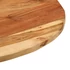 Kép 3/10 - VidaXL tömör akácfa és öntöttvas oldalasztal 60 x (42-62) cm