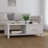 Kép 1/9 - VidaXL HAMAR fehér tömör fenyőfa dohányzóasztal 100 x 55 x 35 cm