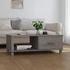 Kép 1/9 - VidaXL HAMAR világosszürke tömör fenyőfa dohányzóasztal 100x55x35 cm