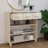 Kép 3/10 - VidaXL HAMAR mézbarna tömör fenyőfa tálalóasztal 90 x 35 x 90 cm
