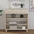 Kép 1/10 - VidaXL HAMAR mézbarna tömör fenyőfa tálalóasztal 90 x 35 x 90 cm