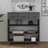 Kép 1/10 - VidaXL HAMAR sötétszürke tömör fenyőfa tálalóasztal 90 x 35 x 90 cm