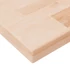 Kép 3/4 - VidaXL kezeletlen tömör tölgyfa polclap 60x20x2,5 cm