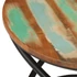 Kép 5/10 - VidaXL tömör újrahasznosított fa és acél dohányzóasztal Ø50 x 40 cm