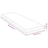 Kép 4/4 - VidaXL bambusz fali polc 60x20x2,5 cm