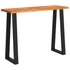 Kép 2/10 - VidaXL tömör akácfa konzolasztal természetes éllel 110x35x80 cm