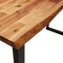 Kép 7/10 - VidaXL tömör akácfa konzolasztal természetes éllel 110x35x80 cm