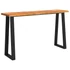 Kép 2/10 - VidaXL tömör akácfa konzolasztal természetes éllel 140 x 40 x 80 cm