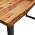 Kép 7/10 - VidaXL tömör akácfa konzolasztal természetes éllel 140 x 40 x 80 cm