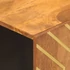 Kép 7/10 - VidaXL fekete-barna tömör mangófa TV-szekrény 105 x 33,5 x 46 cm