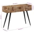 Kép 7/10 - VidaXL tömör újrahasznosított tíkfa tálalóasztal 110 x 34 x 80 cm
