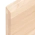 Kép 8/10 - VidaXL kezeletlen tömör tölgyfa fali polc 40x60x(2-4) cm