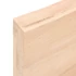 Kép 8/10 - VidaXL kezeletlen tömör tölgyfa fali polc 60x50x(2-6) cm
