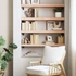 Kép 3/10 - VidaXL kezeletlen tömör tölgyfa fali polc 80x30x(2-6) cm